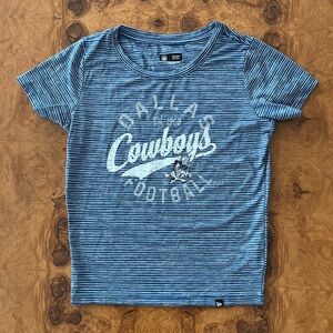 NFL Dallas Cowboys Rayon Blend Women’s Striped Tee Size S